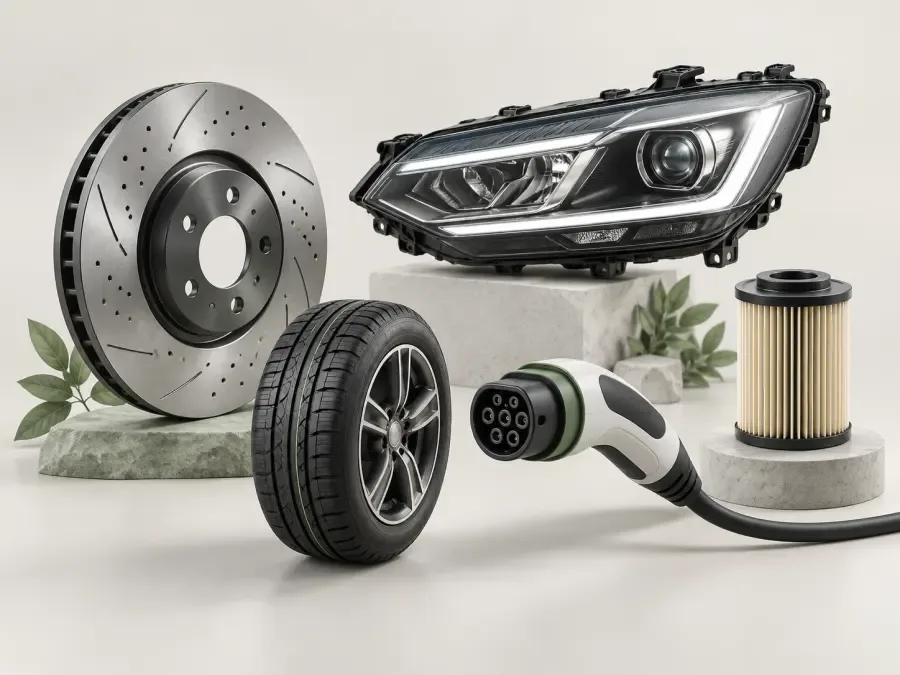 Bil og mobilitet — 3D-kategoriillustrasjon